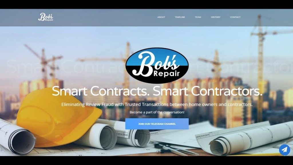 Bob’s Repair ICO - Dịch vụ sửa chửa nhà cửa